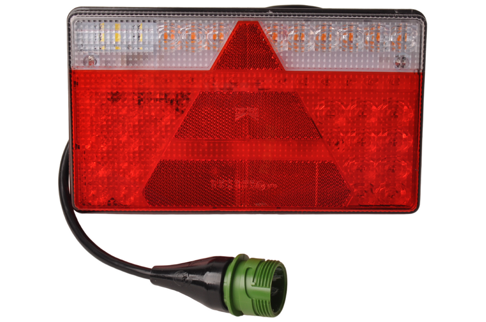 Aspock Feu arrière de remorque - Aspöck MultiLED 2 - droite - 240x140x35 mm - entièrement LED - connecteur ASS2 à 7 broches baïonnette - étanche