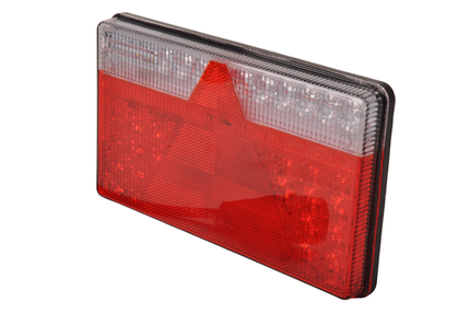 Aspock Feu arrière de remorque - Aspöck MultiLED 2 - droite - 240x140x35 mm - entièrement LED - connecteur ASS2 à 7 broches baïonnette - étanche