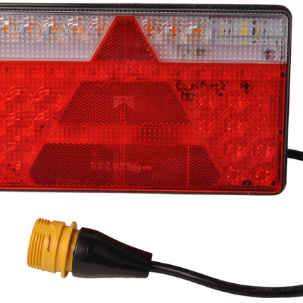 Aspock Feu arrière de remorque - Aspöck MultiLED 2 - gauche - 240x140x35 mm - entièrement LED - connecteur ASS2 à 7 broches baïonnette - étanche