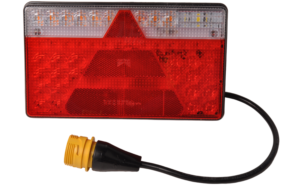 Aspock Feu arrière de remorque - Aspöck MultiLED 2 - gauche - 240x140x35 mm - entièrement LED - connecteur ASS2 à 7 broches baïonnette - étanche