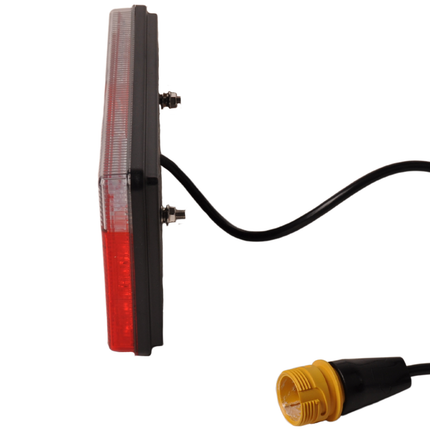 Aspock Feu arrière de remorque - Aspöck MultiLED 2 - gauche - 240x140x35 mm - entièrement LED - connecteur ASS2 à 7 broches baïonnette - étanche