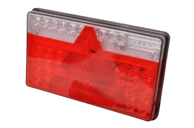 Aspock Feu arrière de remorque - Aspöck MultiLED 2 - gauche - 240x140x35 mm - entièrement LED - connecteur ASS2 à 7 broches baïonnette - étanche