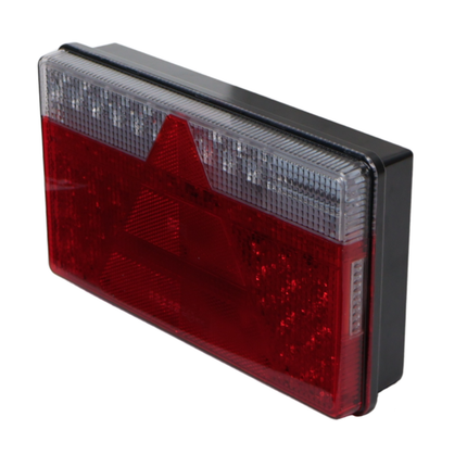 Aspock Feu arrière de remorque - Aspöck MultiLED 2 - gauche - 240x140x54 mm - entièrement LED - connecteur 8 broches baïonnette - câble de 50 cm