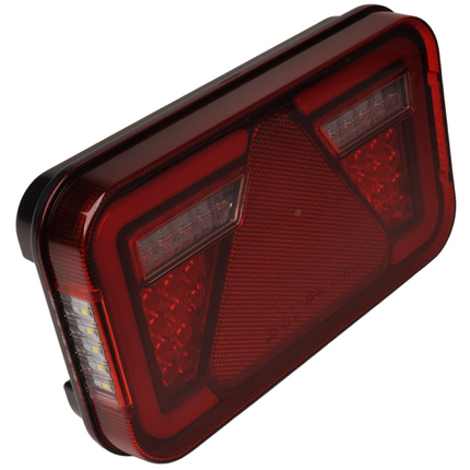 Aspock Feu arrière de remorque - Aspöck MultiLED 4 - droite - 241x141x71 mm - entièrement LED - connecteur 5 broches baïonnette