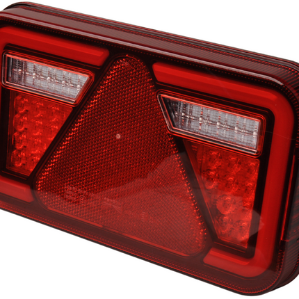 Aspock Feu arrière de remorque - Aspöck MultiLED 4 - droite - 241x141x71 mm - entièrement LED - connecteur 5 broches baïonnette
