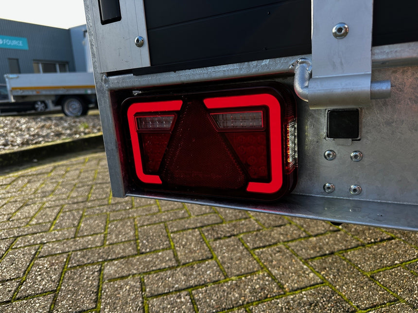 Aspock Feu arrière de remorque - Aspöck MultiLED 4 - gauche - 241x141x71 mm - entièrement LED - connecteur 5 broches baïonnette