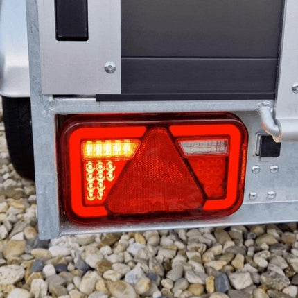 Aspock Feu arrière de remorque - Aspöck MultiLED 4 - gauche - 241x141x71 mm - entièrement LED - connecteur 5 broches baïonnette