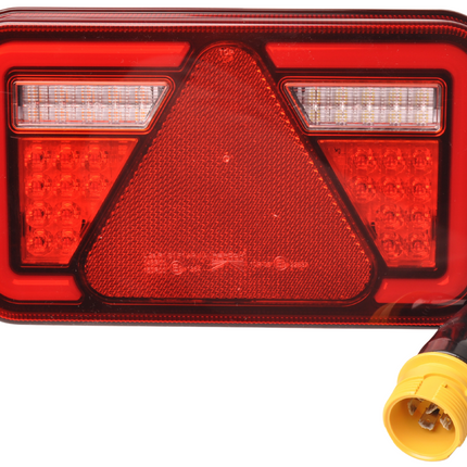 Aspock Feu arrière de remorque - Aspöck MultiLED 4 - gauche - 241x141x71 mm - connecteur ASS2 à 7 broches baïonnette - étanche