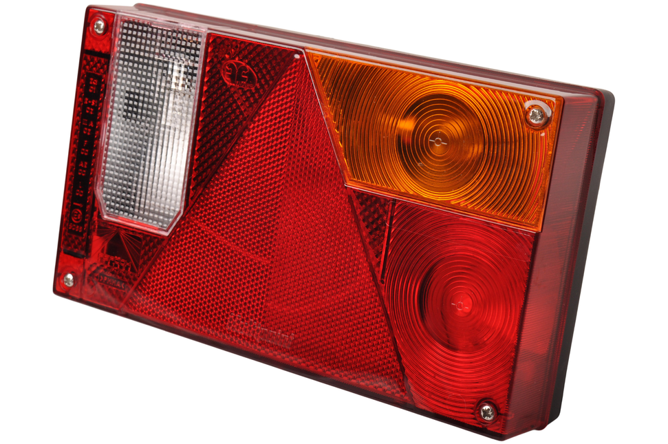 Aspock Feu arrière de remorque - Aspöck Multipoint 1 - droite - 24-5210-007 - connecteur 5 broches baïonnette - avec feu de recul