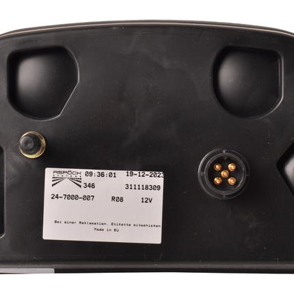 Aspock Feu arrière de remorque - Aspöck Multipoint 2 - gauche - 24-7000-007 - connecteur 5 broches baïonnette