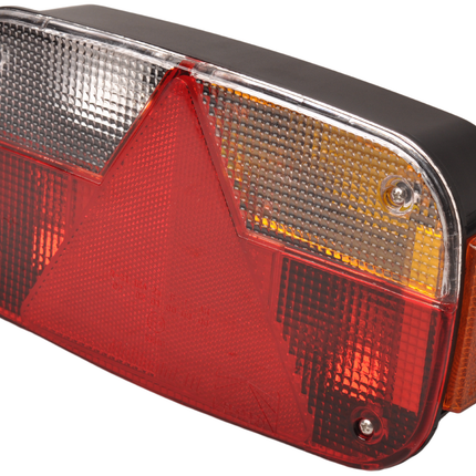 Aspock Feu arrière de remorque - Aspöck Multipoint 3 - droite - 244x138x60 mm - connecteur Aspöck à 8 broches - avec réflecteur