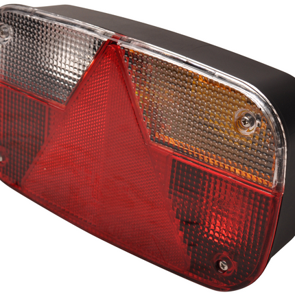 Aspock Feu arrière de remorque - Aspöck Multipoint 3 - droite - 244x138x60 mm - connecteur 5 broches baïonnette