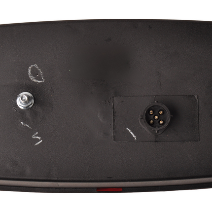 Aspock Feu arrière de remorque - Aspöck Multipoint 3 - gauche - 244x138x60 mm - connecteur 5 broches baïonnette