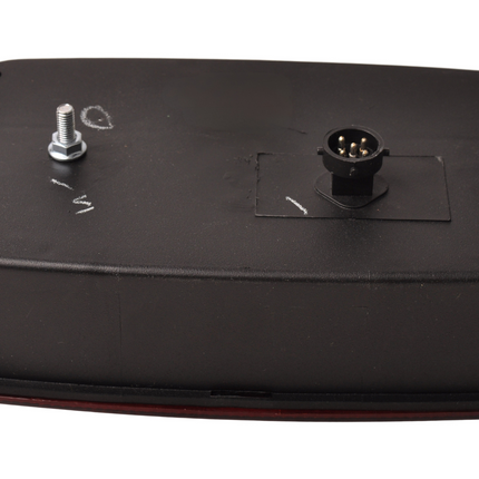 Aspock Feu arrière de remorque - Aspöck Multipoint 3 - gauche - 244x138x60 mm - connecteur 5 broches baïonnette