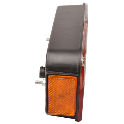 Aspock Feu arrière de remorque - Aspöck Multipoint 3 - gauche - connecteur 5 broches baïonnette - avec feu de gabarit et réflecteur orange