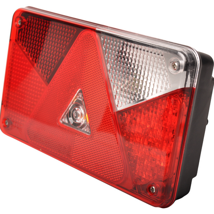 Aspock Feu arrière de remorque - Aspöck Multipoint 5 - droite - connecteur 5 broches baïonnette - feu arrière et feu stop LED