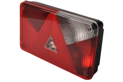 Aspock Feu arrière de remorque - Aspöck Multipoint 5 - droite - connecteur 5 broches baïonnette - avec feu de recul