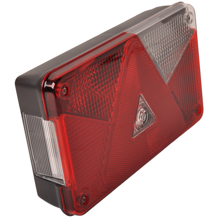 Aspock Feu arrière de remorque - Aspöck Multipoint 5 - droite - raccordement central par connecteur 8 broches baïonnette