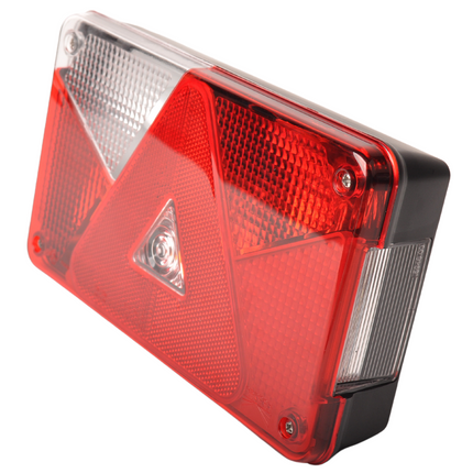 Aspock Feu arrière de remorque - Aspöck Multipoint 5 - gauche - raccordement central par connecteur 8 broches baïonnette