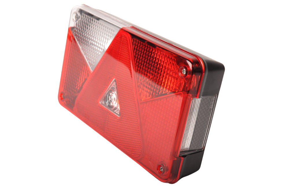 Aspock Feu arrière de remorque - Aspöck Multipoint 5 - gauche - raccordement central par connecteur 8 broches baïonnette