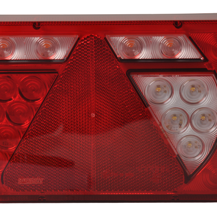 Aspock Feu arrière de remorque - Lucidity LED - droite - 236x140x52 mm - connecteur Aspöck à 8 broches - avec résistance intégrée