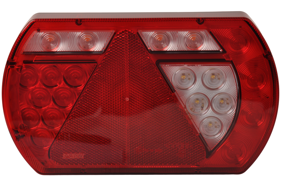 Aspock Feu arrière de remorque - Lucidity LED - droite - 236x140x52 mm - connecteur Aspöck à 8 broches - avec résistance intégrée