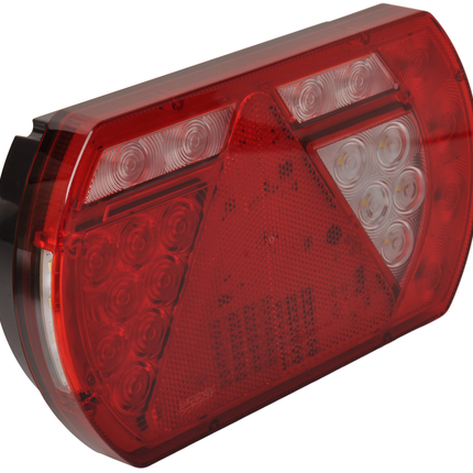 Aspock Feu arrière de remorque - Lucidity LED - droite - 236x140x52 mm - connecteur Aspöck à 8 broches - avec résistance intégrée
