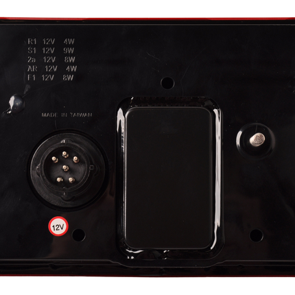Aspock Feu arrière de remorque - Lucidity LED - droite - 236x140x52 mm - connecteur Aspöck à 8 broches - avec résistance intégrée