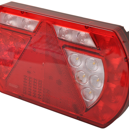 Aspock Feu arrière de remorque - Lucidity LED - droite - 236x140x52 mm - connecteur Aspöck - avec résistance intégrée