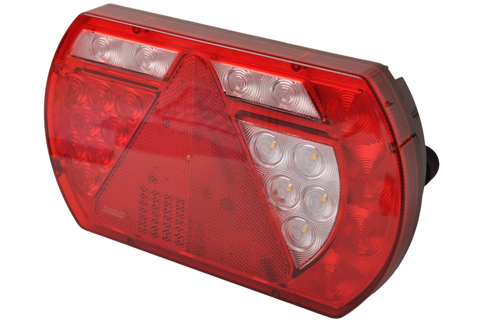 Aspock Feu arrière de remorque - Lucidity LED - droite - 236x140x52 mm - connecteur Aspöck - avec résistance intégrée