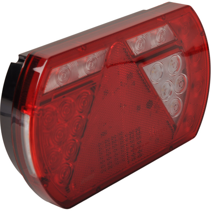 Aspock Feu arrière de remorque - Lucidity LED - droite - 236x140x52 mm - connecteur Aspöck - avec résistance intégrée