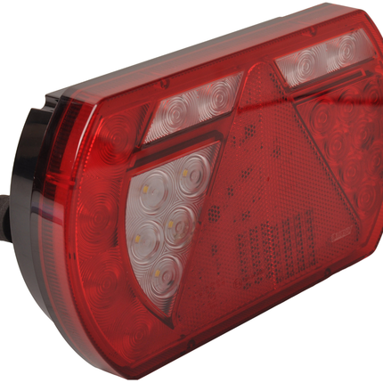 Aspock Feu arrière de remorque - Lucidity LED - gauche - 236x140x52 mm - connecteur Aspöck à 8 broches - avec résistance intégrée