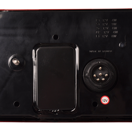 Aspock Feu arrière de remorque - Lucidity LED - gauche - 236x140x52 mm - connecteur Aspöck à 8 broches - avec résistance intégrée