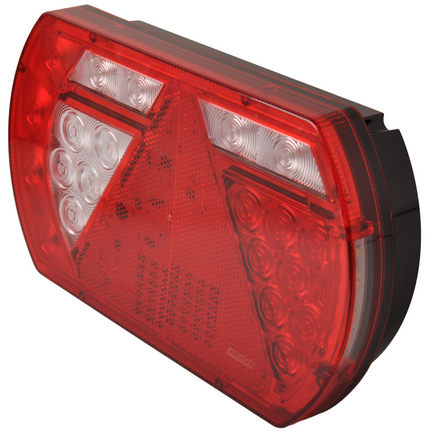 Aspock Feu arrière de remorque - Lucidity LED - gauche - 236x140x52 mm - connecteur Aspöck - avec résistance intégrée
