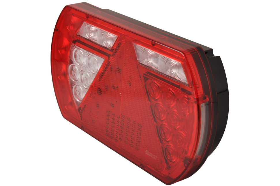 Aspock Feu arrière de remorque - Lucidity LED - gauche - 236x140x52 mm - connecteur Aspöck - avec résistance intégrée