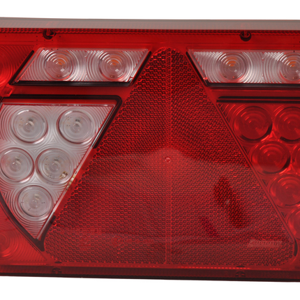 Aspock Feu arrière de remorque - Lucidity LED - gauche - 236x140x52 mm - connecteur Aspöck - avec résistance intégrée