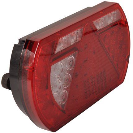 Aspock Feu arrière de remorque - Lucidity LED - gauche - 236x140x52 mm - connecteur Aspöck - avec résistance intégrée