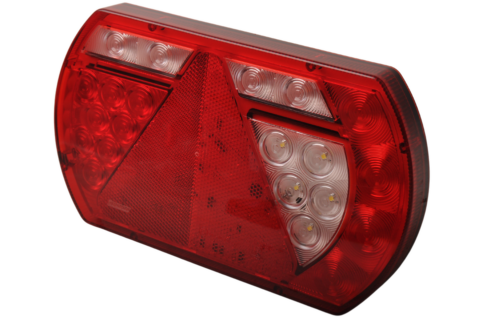 Aspock Feu arrière droit 236x140x24,3 mm - extra fin - facile à connecter avec les connecteurs Aspöck