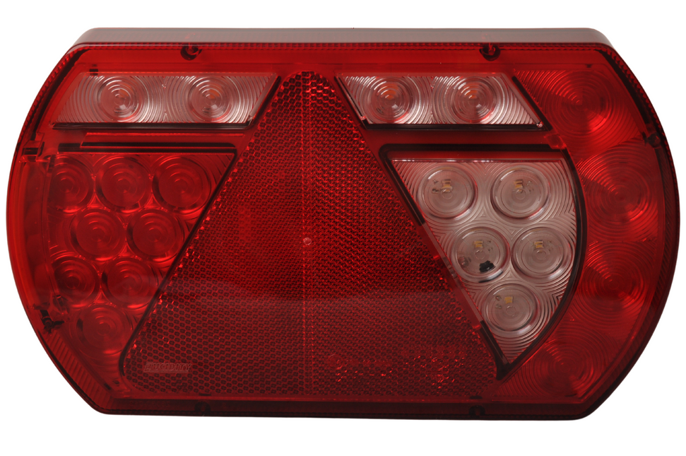 Aspock Feu arrière droit 236x140x24,3 mm - extra fin - facile à connecter avec les connecteurs Aspöck