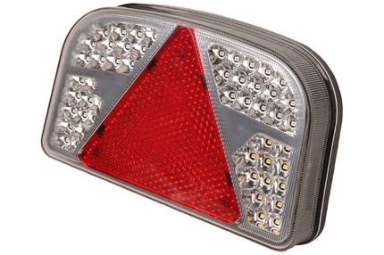 Aspock Feu arriére LED avec toutes les fonctions - 244x149x48 mm - gauche