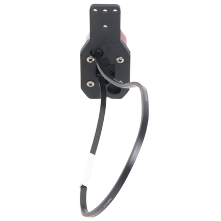 Aspock Feu de gabarit Aspöck Flexipoint droit - rouge/blanc sur support en caoutchouc avec câble de 50 cm