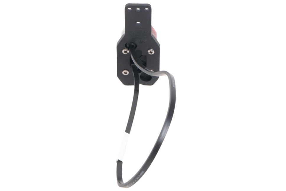 Aspock Feu de gabarit Aspöck Flexipoint droit - rouge/blanc sur support en caoutchouc avec câble de 50 cm