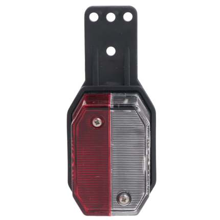 Aspock Feu de gabarit Aspöck Flexipoint droit - rouge/blanc sur support en caoutchouc avec câble de 50 cm