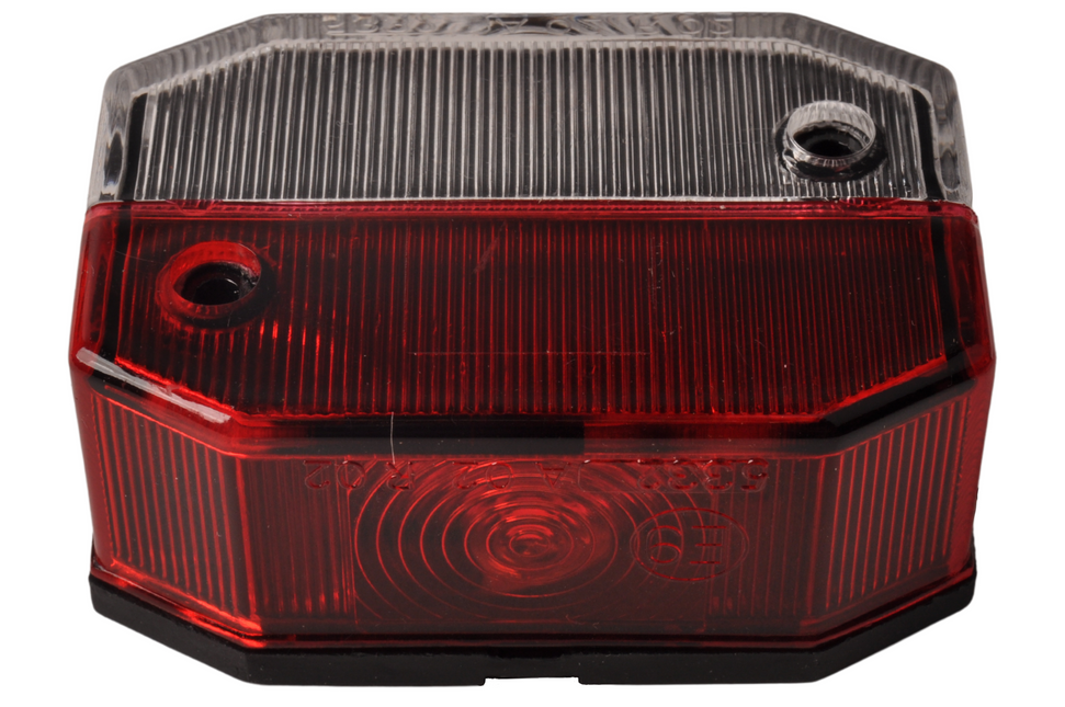 Aspock Feu de gabarit Aspock Flexipoint rouge/blanc - connexion par œillet desserrée