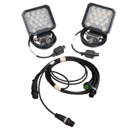 Aspock Kit de feu de travail LED - baïonnette Aspöck à 8 broches - 2500 lumens - Plug & Play
