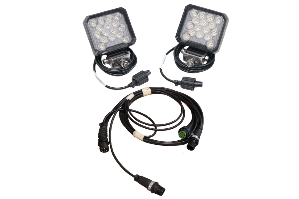 Aspock Kit de feu de travail LED - baïonnette Aspöck à 8 broches - 2500 lumens - Plug & Play