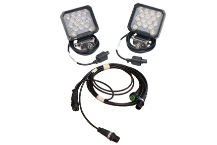 Aspock Kit de feu de travail LED - baïonnette Aspöck à 8 broches - 2500 lumens - Plug & Play