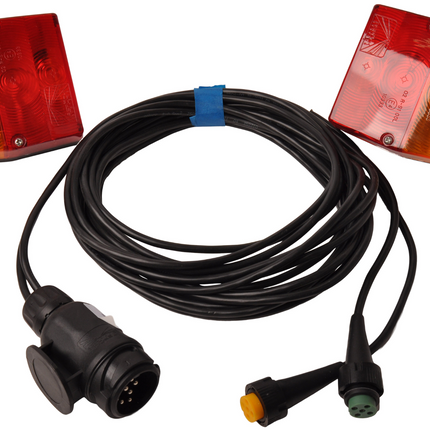 Aspock Kit d’éclairage - Aspöck Minipoint - câble principal 4,5 m - 13 broches -Plug & Play