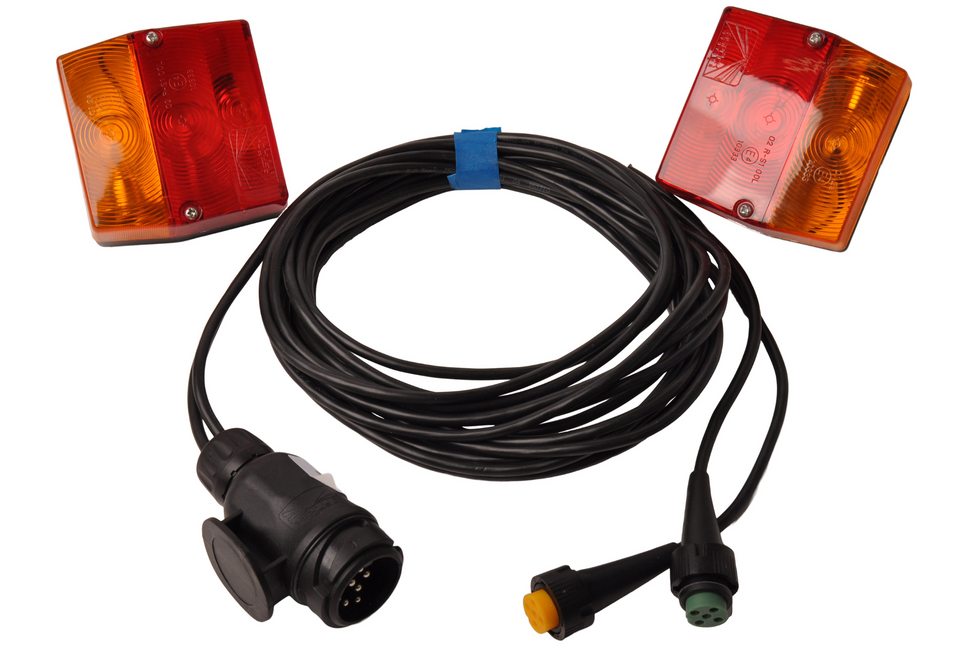 Aspock Kit d’éclairage - Aspöck Minipoint - câble principal 4,5 m - 13 broches -Plug & Play