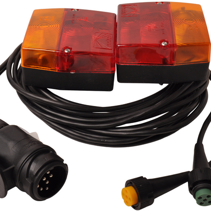 Aspock Kit d’éclairage - Aspöck Minipoint - câble principal 4,5 m - 13 broches -Plug & Play